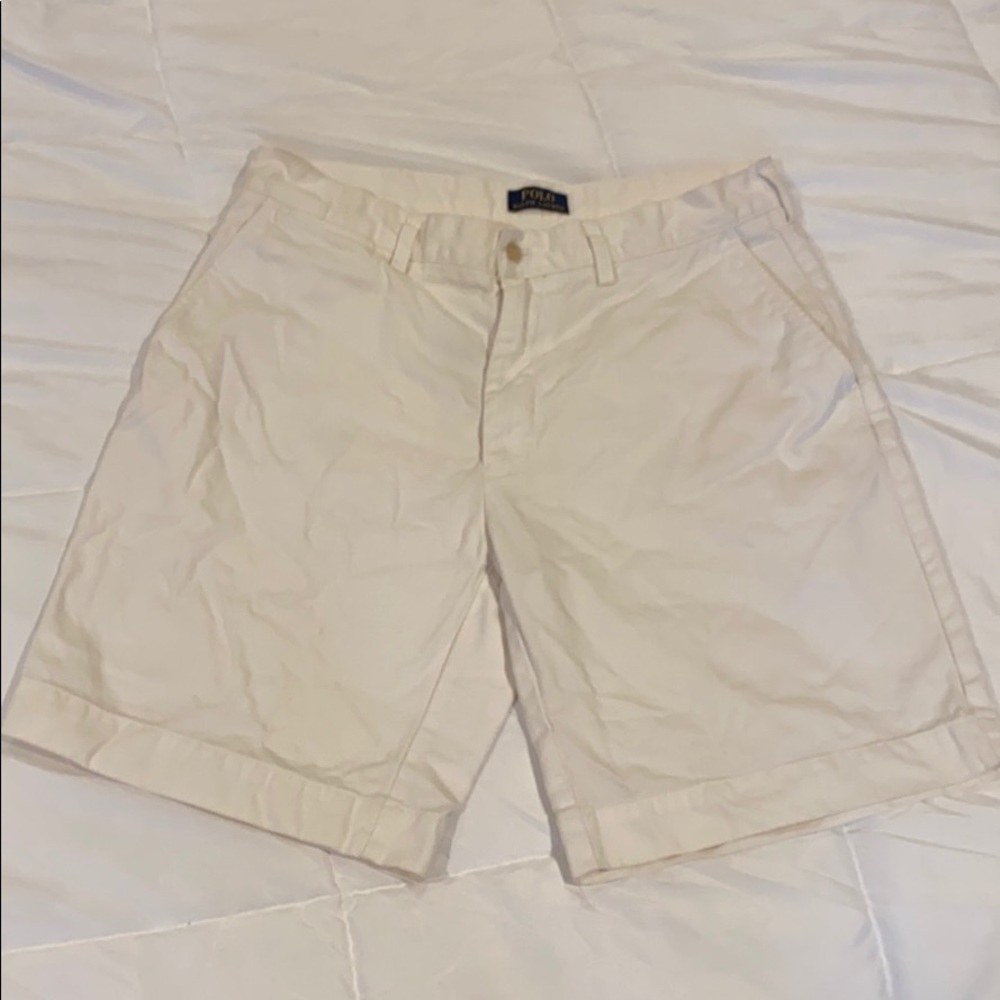 White Polo Shorts